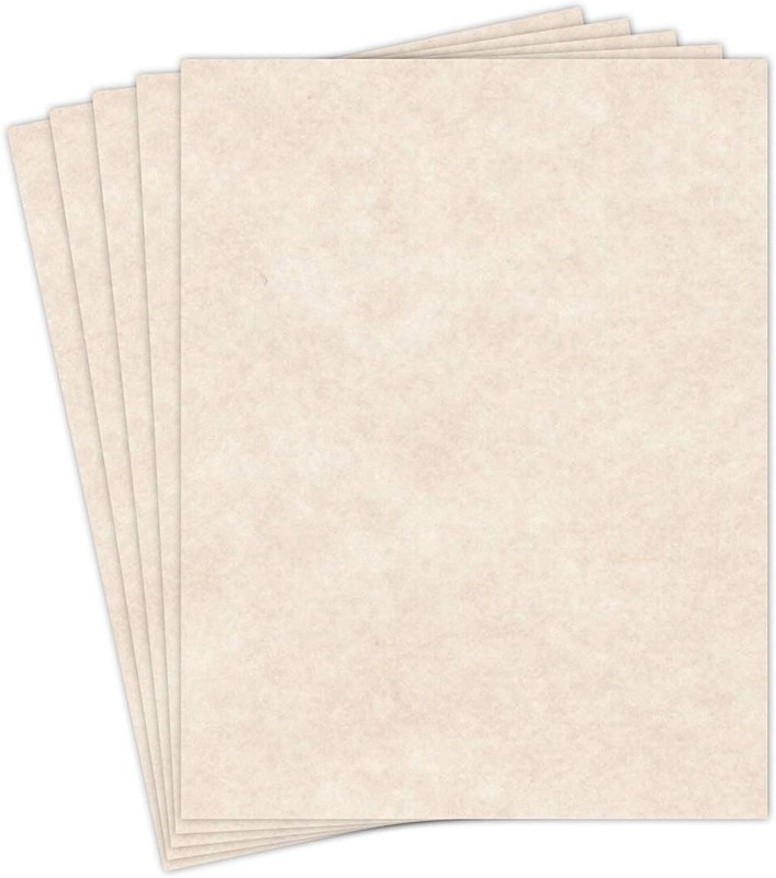 Natural Cre Statery Parchment Paper – Great for Writing, Certificates