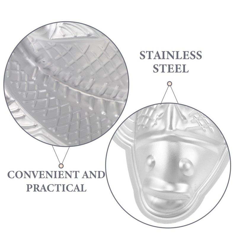 2pcs 3D Fish Cake Mold Set Aluminum Alloy Koi Shape Biscuit Cookie Baking Pan gallery