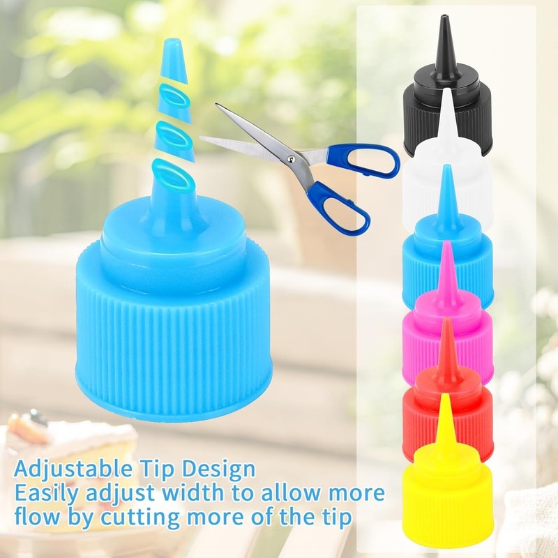 Durable Leak-Proof Squeeze Bottles, 6-Pack - Ideal for Cake & Cookie Decoration gallery