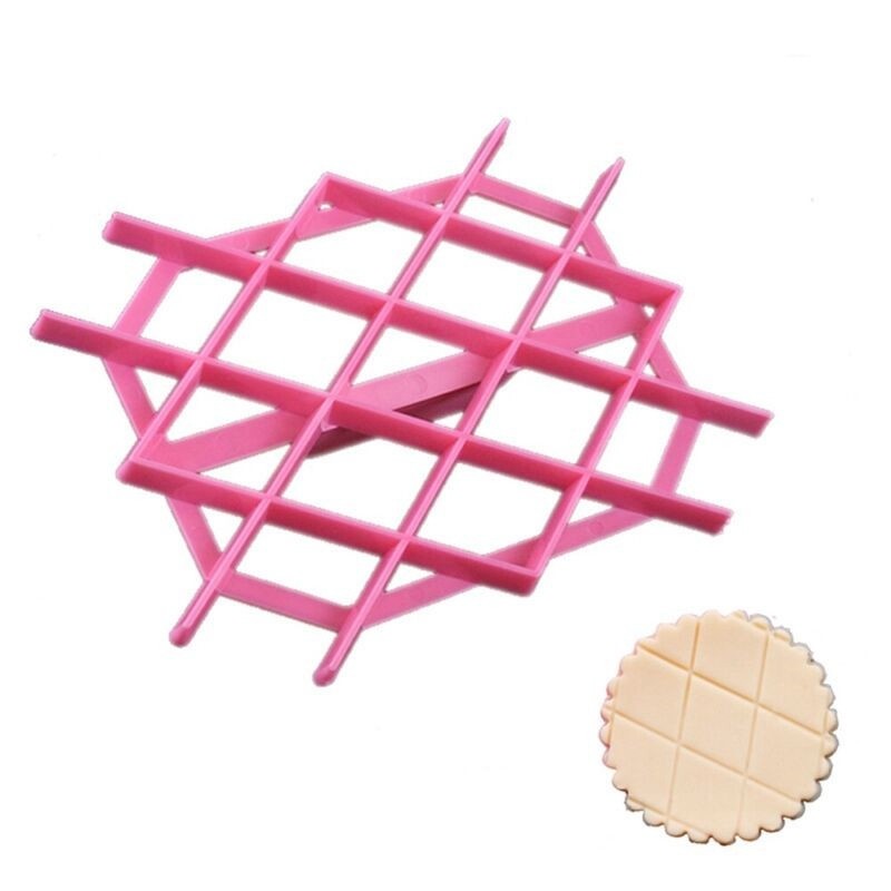 Icing Baking Embosser Cake Raft Tool Embosser Mould Quilt Fondant Cutter Icing