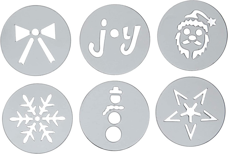 OXO Good Grips Cookie Press Holiday Disk Set, Metallic