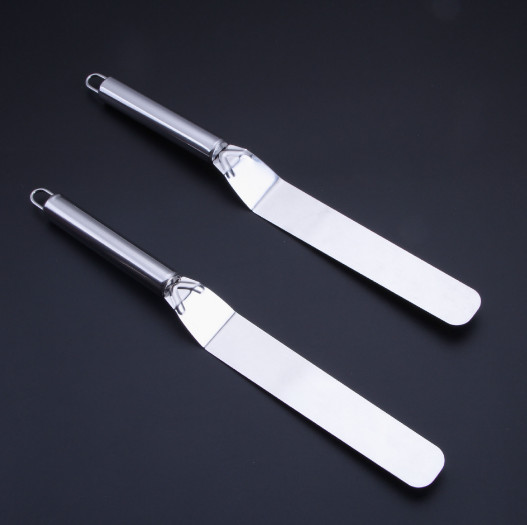2pcs Stainless Steel Baking Tool Portable Cream Spatula Cake Butter Kitchen Tool gallery