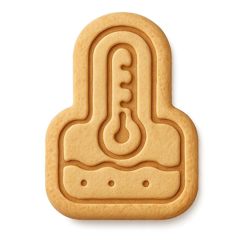 Soil Thermometer Cookie Cutter & Stamp, Fondant & Clay – 4×3