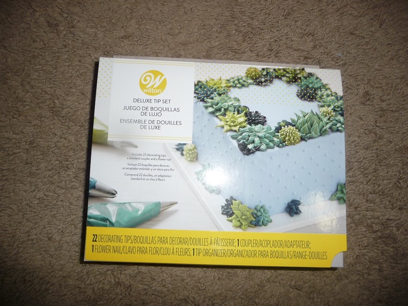 NICE Wilton 22 Piece Deluxe Decorating Tip Set with storage case~ NEW