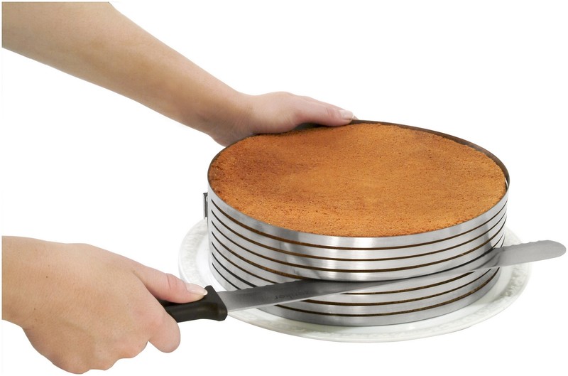 Frieling Layer Cake Slicing Kit, Stainless Steel gallery