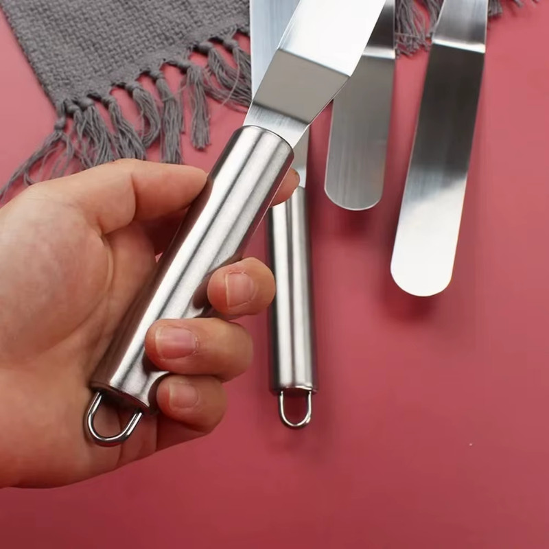 6/8/10/12 Inch Stainless Steel Cream Icing Frosting Spatula for Cake DIY Cake De gallery