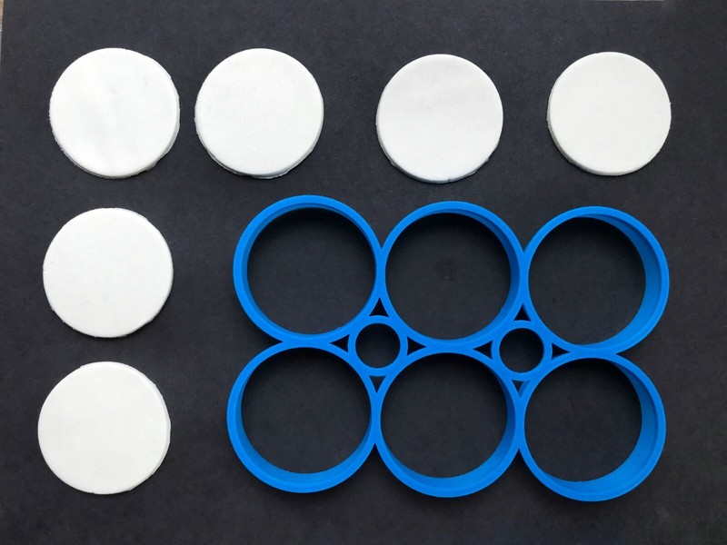 Round Multi Cutter Sharp Edge Deep Cookie Fondant Cutters 5cm 6cm 7cm Bake tool
