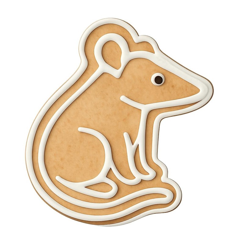 Sitting Opossum Cookie Cutter & Stamp – 3×4 Fun Kitchen Baking