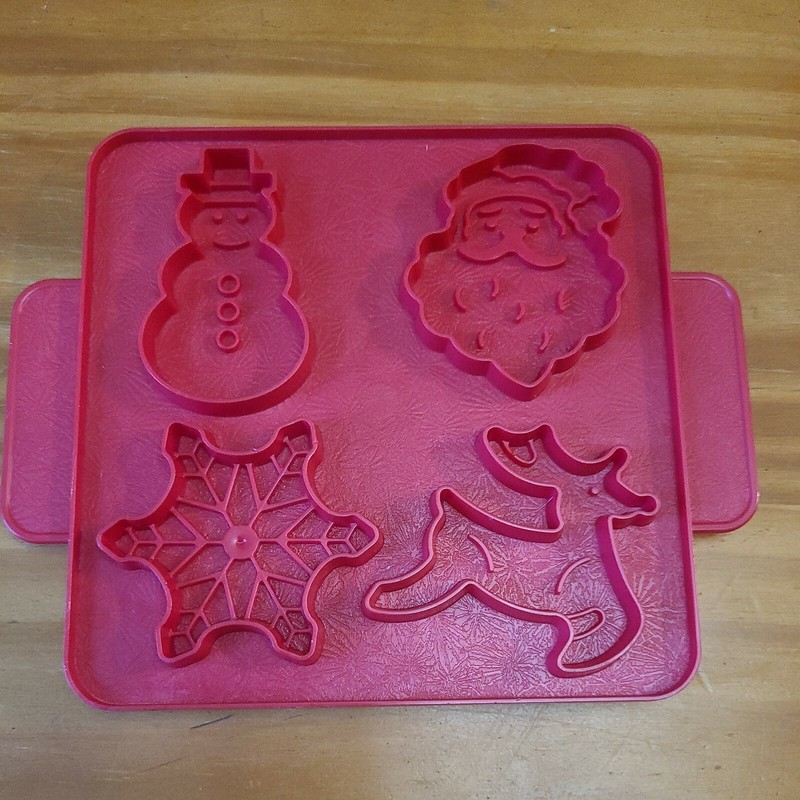 Nordic Ware Autumn, CHRISTMAS, December Cookie Cutters In One, Holiday Plastic