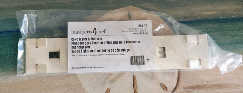 Pampered Chef Cake Tester & Releaser Tool 1794 Kitchen Baking New Sealed