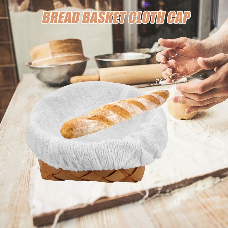 4 Pcs Baking Dough Basket Cover Covers for Sourdough Bread Proofing Liner Cloth gallery