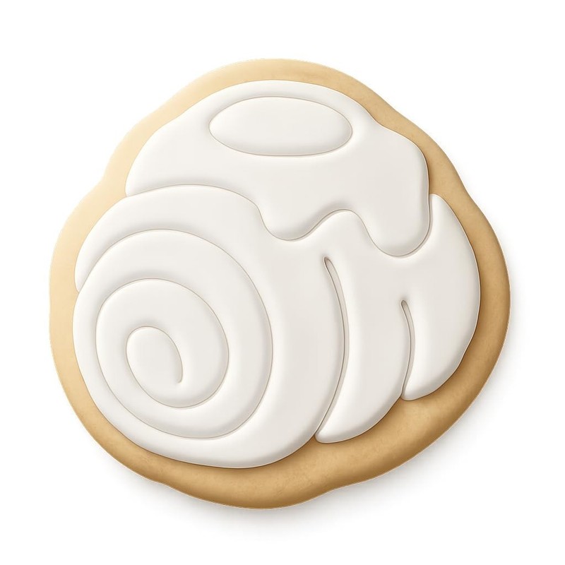 New York Roll Cookie Cutter & Stamp, Fondant & Clay - 4x3.8 gallery