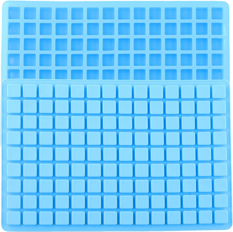 126 Cavity Square Silicone Candy Molds Mini Square Mold for Caramels Gummy Hard