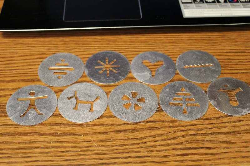 9 Pc Wear Ever Super Shooter Cookie Replacement 2 1/4″ Disc Cookie Press Parts