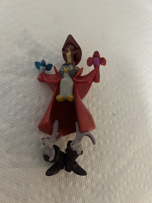 Disney Sleeping Beauty Owl Prince Phillip Cake Topper PVC Figure Figurine 4”