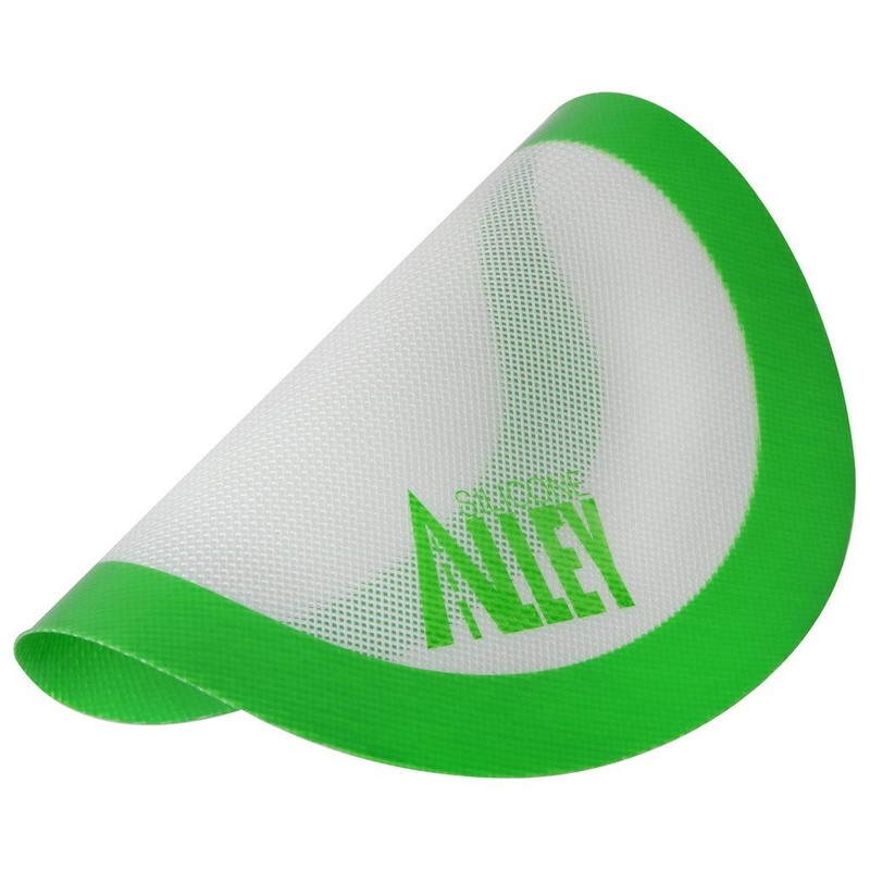 Silicone Alley, 3 Non-stick Mat Pad/Silicone Rolling Baking 9.5 inch, Green gallery