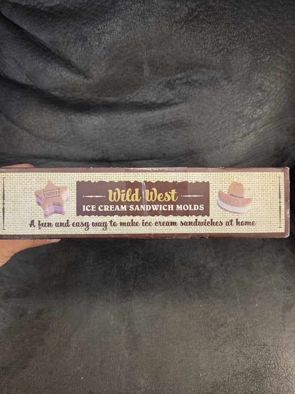 Williams-Sonoma Wild West Ice Cream Sandwich Molds Set 3 Tovolo Cowboy Hat Boots gallery