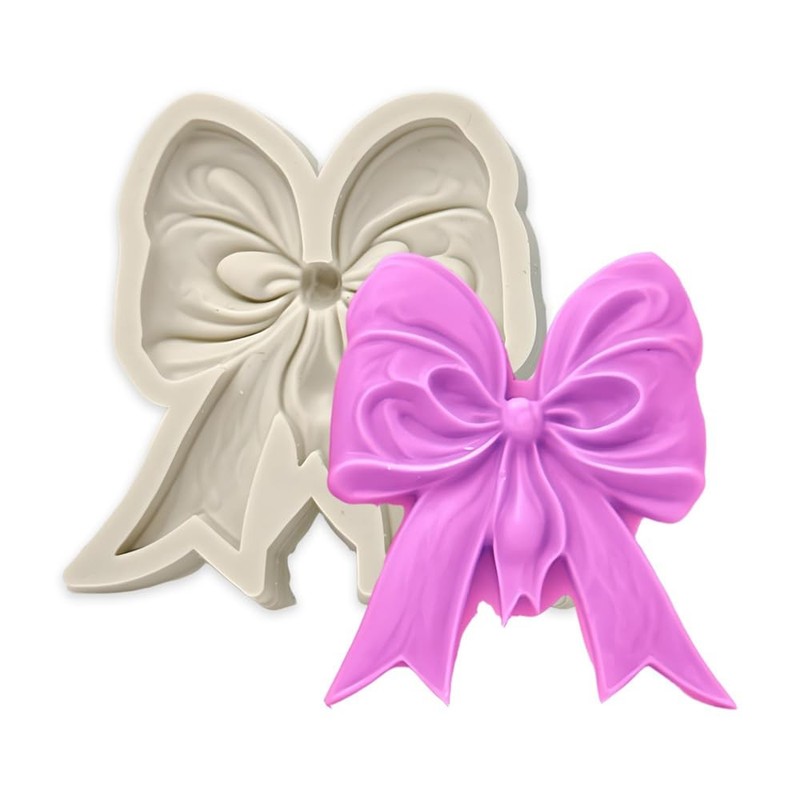 bow shape silicone Molds for DIY Cake, Fondant, Cookies, Chocolate, Dessert, …