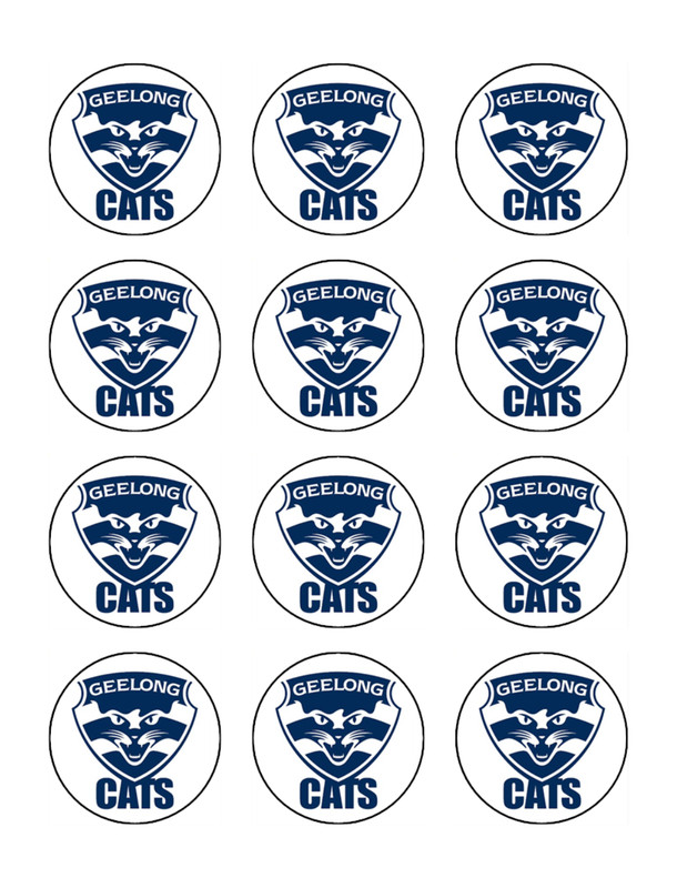 Football Theme Edible Icing Cupcake Toppers – Game Day – Team Colours gallery