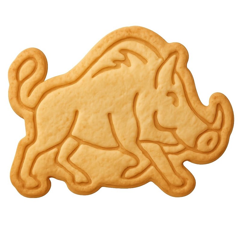 Charging Warthog Cookie Cutter & Stamp, Fondant & Clay – 4×3.1