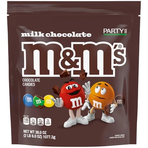 Candy, Party Size, 2.4 lb Resealable Bag 38 Ounce (Pack of 1) Milk Chocolate gallery