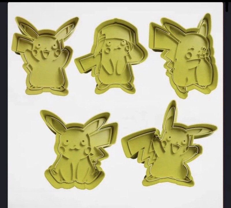 PIKACHU cookie cutter set
