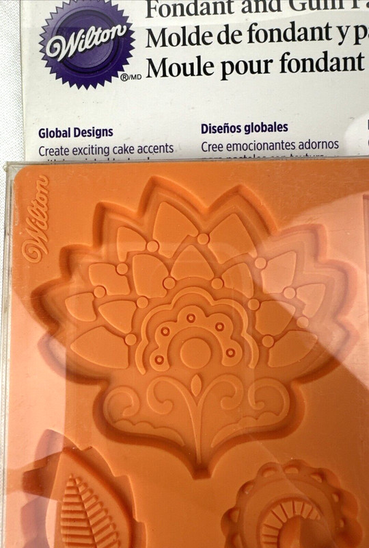 2 Wilton Cake Decorating Fondant & Gum Paste Mold-Flowers, Global NOS, Free Ship gallery