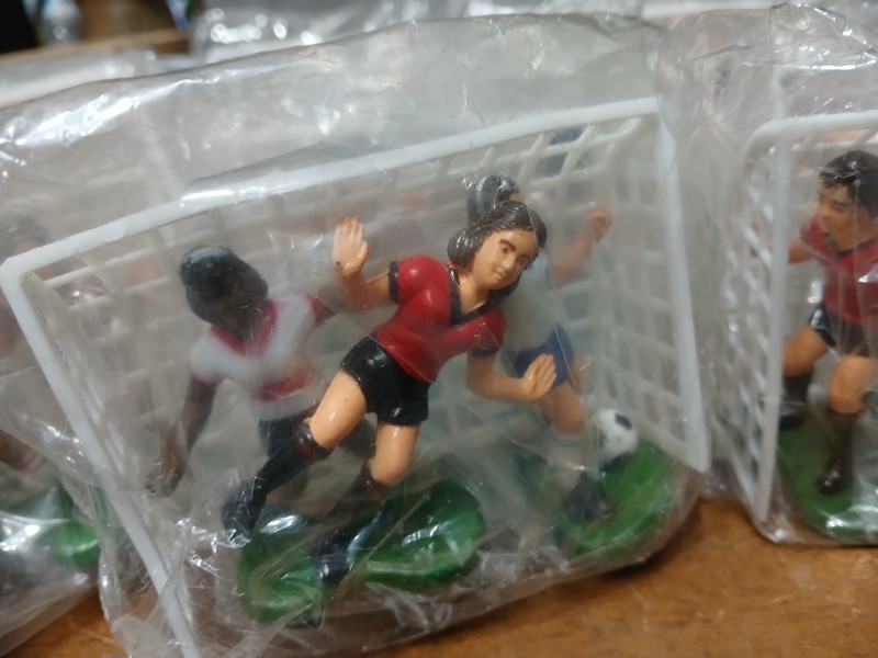 17 Sets of 3 Players And 1 Goal Soccer Players Cake Toppers 60pc Total gallery