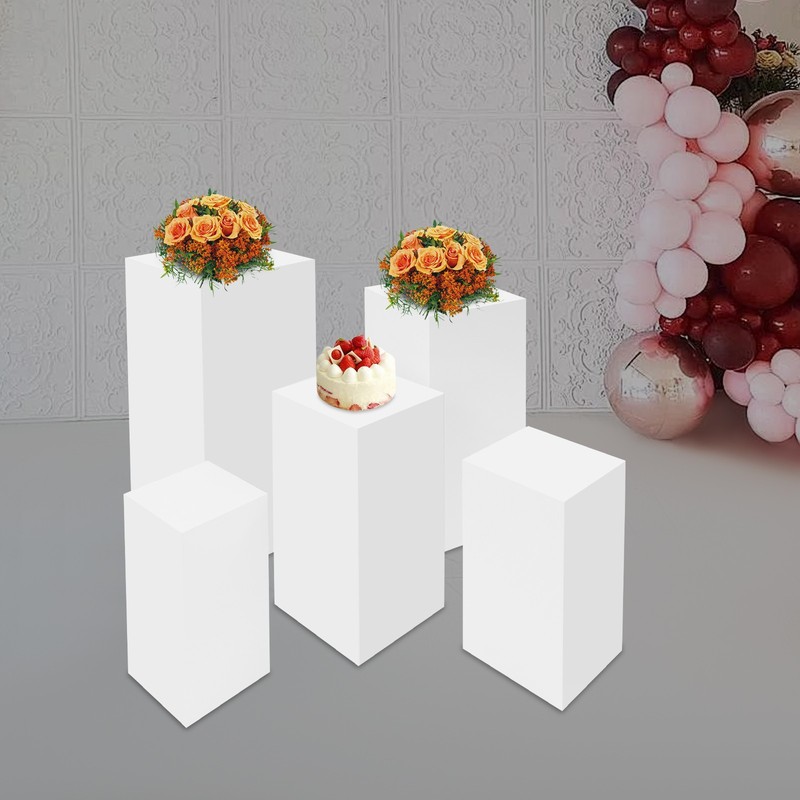 Display Pedestal Stand Riser Column Pillar - Wedding Party 45/50/60/75/88cm Tall gallery