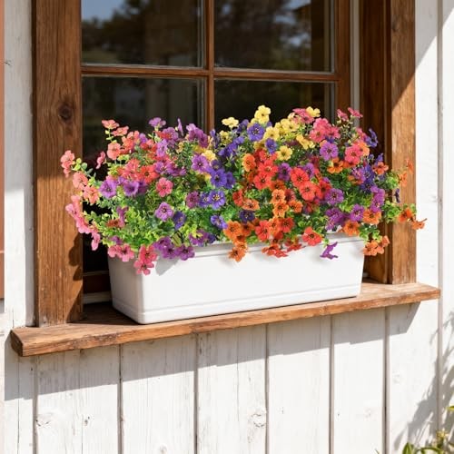 Artificial Fake Flowers Deep Purple+ Light Purple+red+orange+yellow+rose Red gallery