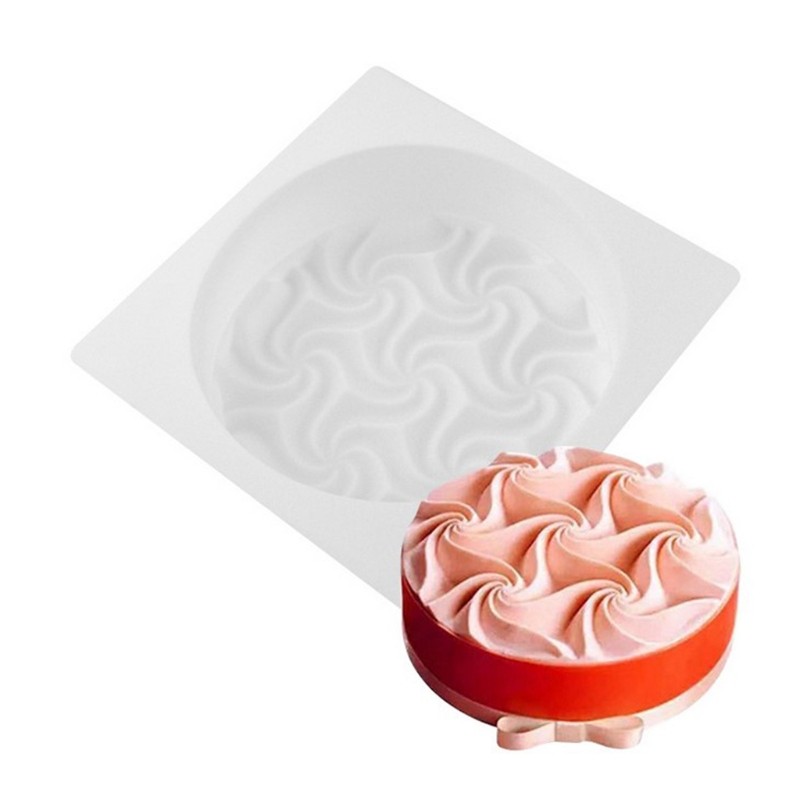 Spiral Silicone Rubber Flexible Safe Mould Clay Resin Ceramics Candy