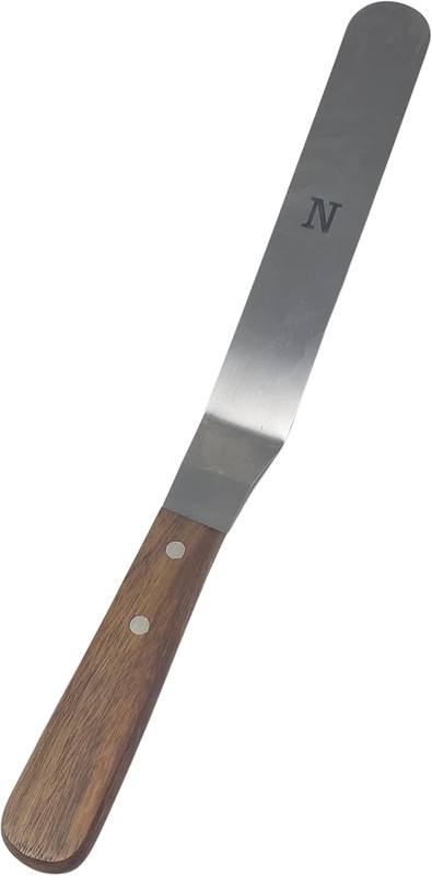 Professional Cake Decorating Tools - Large Stainless Steel 8" Icing Spatula - Of gallery