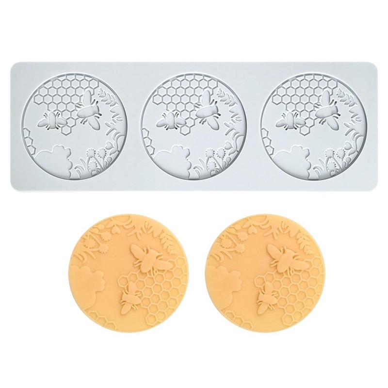 TUKE 3D Honeycomb Lace Fondant Mold Beehive Wedding as photos, photos gallery