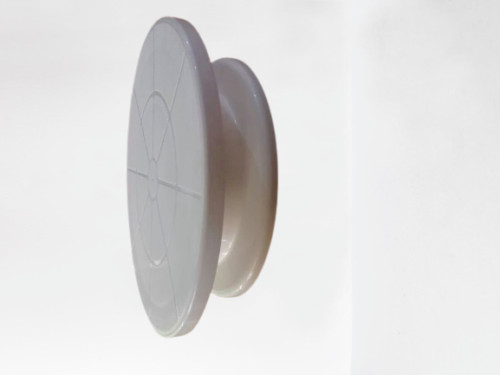 28cm White Turning Table Cake Making Tool Stand Finishing 360 Degree Rotation gallery