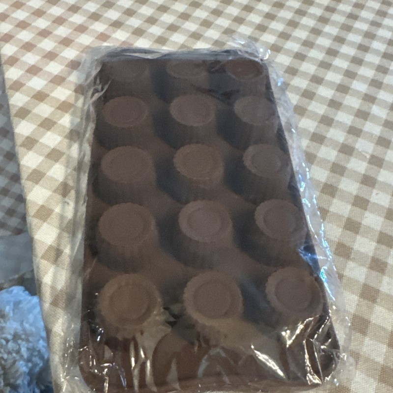 Mini Chocolate Peanut Butter Cup Silicone 3 Mini Molds New gallery
