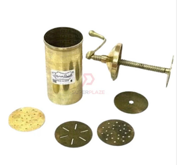 Copper Brass Muruku Mould India Muruku Maker 56mm 4 Moulds gallery