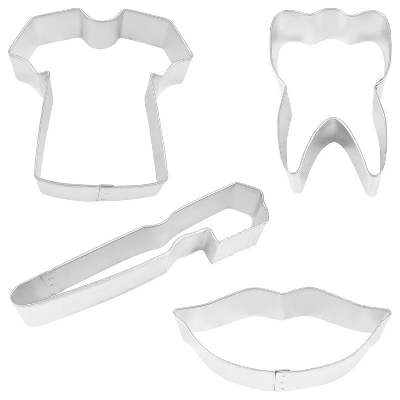 R&M International 9 Piece Dental and Nurse Cookie Cutter Set gallery