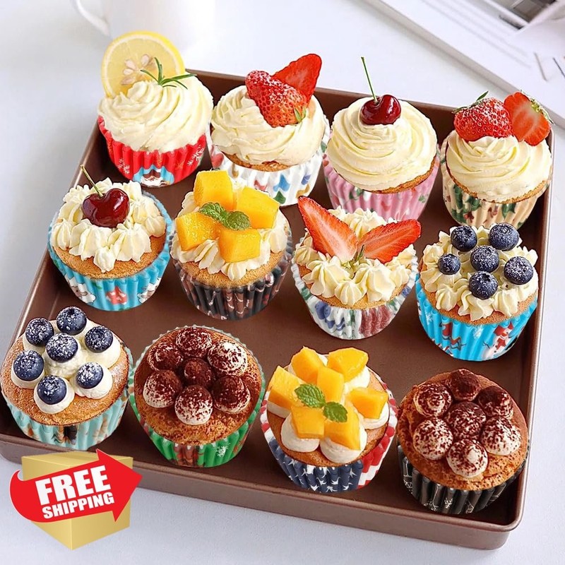 Kiopdse Easter Cupcake Liners Easter White gallery