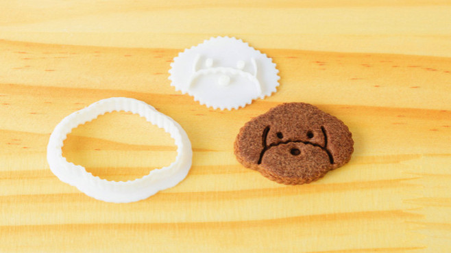 Poodle Spoodle Cavoodle Mini Small 3D Cookie Cutter Embosser Polymer Clay Dog