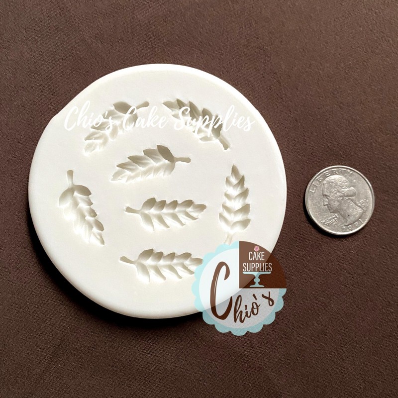 Wheat ears silicone mold, 7 cavities gallery