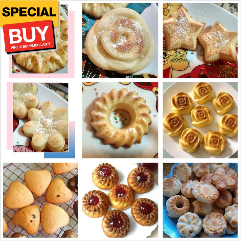 Silicone Cupcake Liners, Reusable Silicone Baking Cups, Non Stick Muffin Liners, gallery
