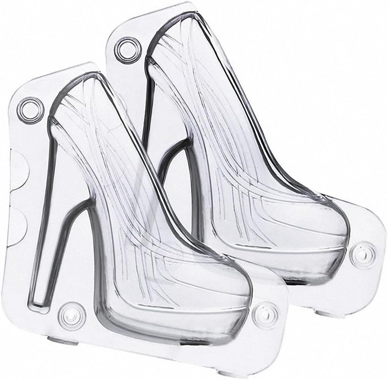 Comkit Large Life Size 3D Plastic High Heel Shoe Mold for Chocolate Fondant Cand gallery