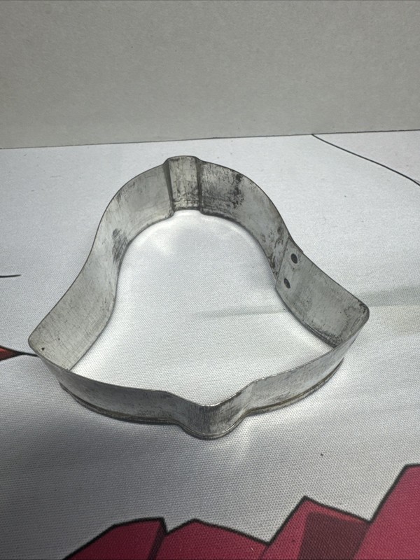 Bell Cookie Cutter Rare Vintage Christmas Cookie Decorating Theme Decor t8