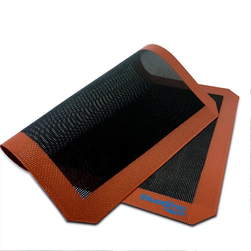 Bluedrop Bread Baking Mat Open Mesh Oven Liner 16.5″L x 11.6″W, Black