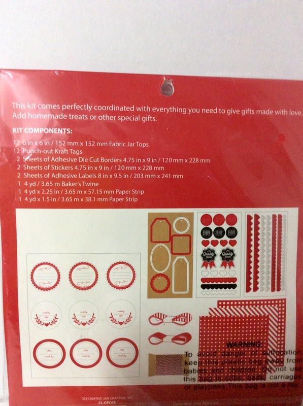 Decorative Jar Crafting Kit To Make Every Gift Personal, Labels,stickers,borders gallery