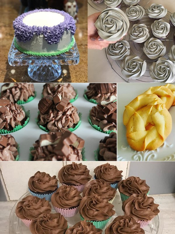 2D Icing TipLarge Drop Flower Piping Tip2D Tip for Cake DecoratingOpen Sta gallery