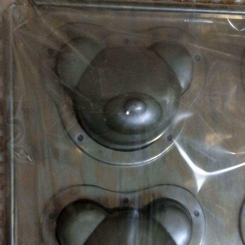 Chiyoda metal Chiyoda bear mini cake Madeleine mold 8P Baking sheet oven Japan gallery