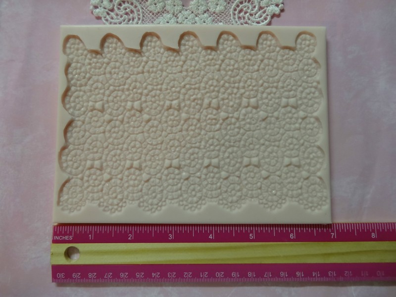 Snail Lace silicone mold fondant cake decorating wedding lace food mould FDA gallery