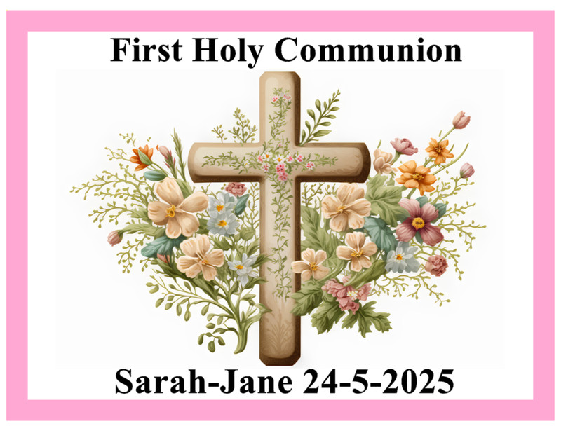 First Holy Communion Cake Toppers - Edible Icing - Holy Communion Decorations gallery
