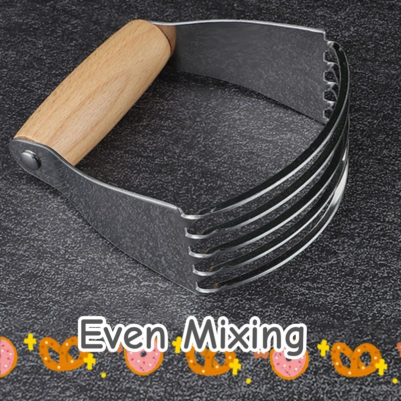 1 PCS Pastry Cutter Stainless Steel Butter Cutter Flour Mixer for Home Baking... gallery